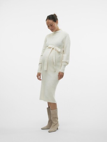 Vero Moda Maternity Knit dress 'VMMPippa' in White