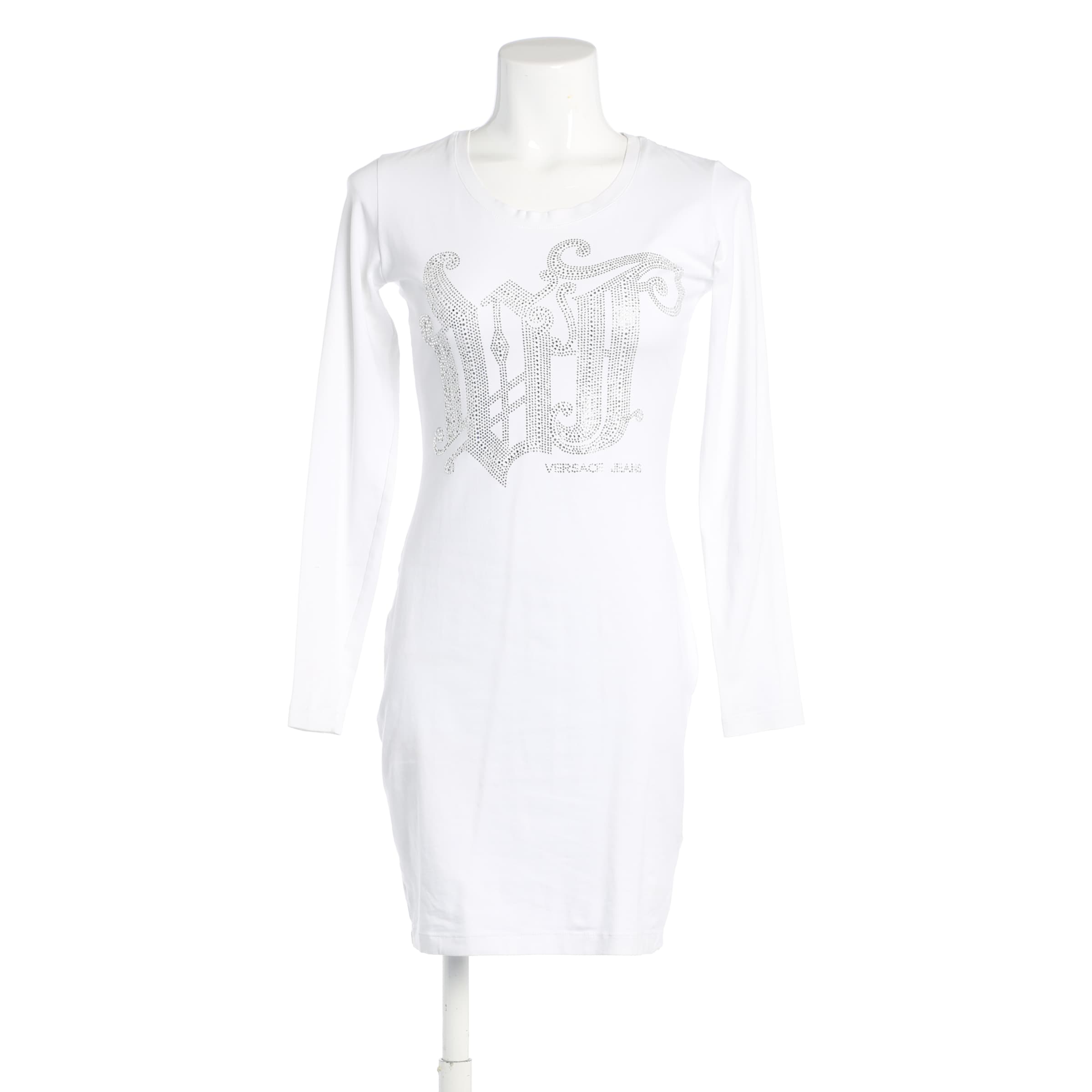 Versace Jeans Dress in S in White: front