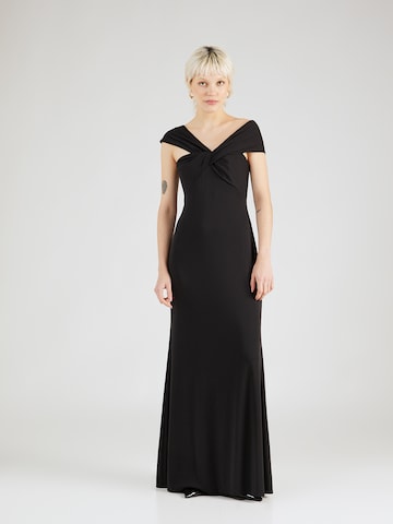 Lauren Ralph Lauren Βραδινό φόρεμα σε μαύρο: μπροστά