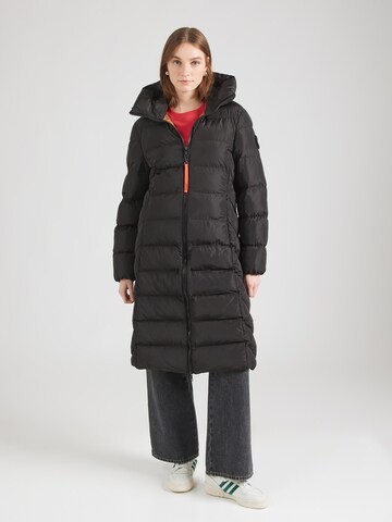 No. 1 Como Wintermantel 'ZUERS' in Zwart: voorkant