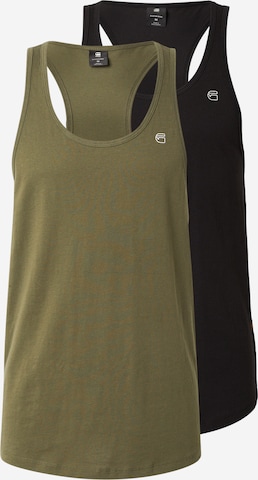 G-STAR Top in Grün: Vorderseite