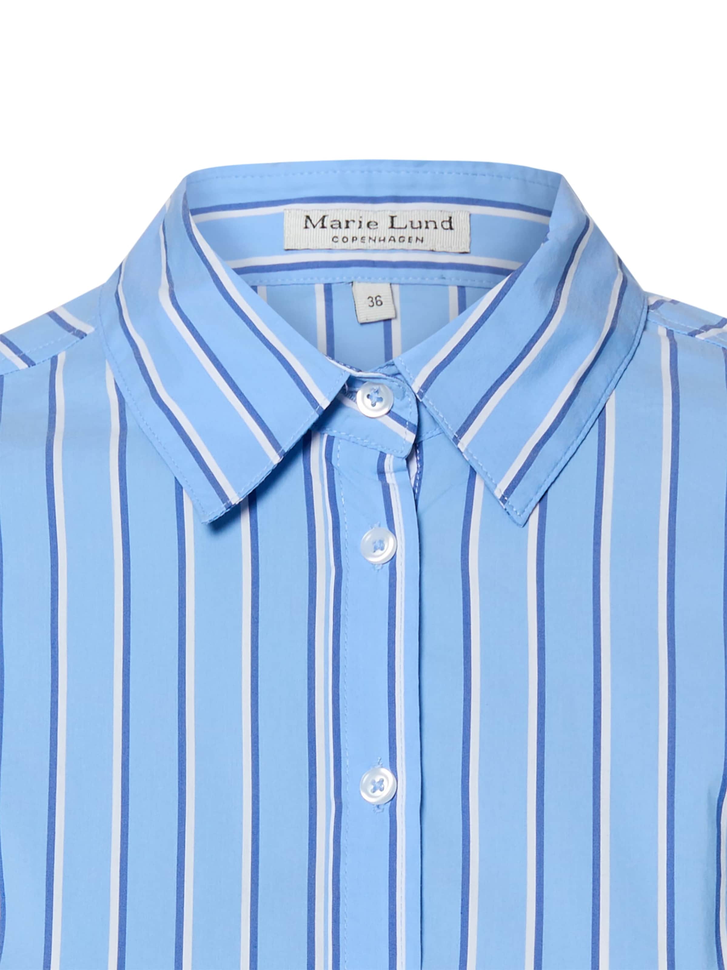 Marie Lund Bluse in Blau