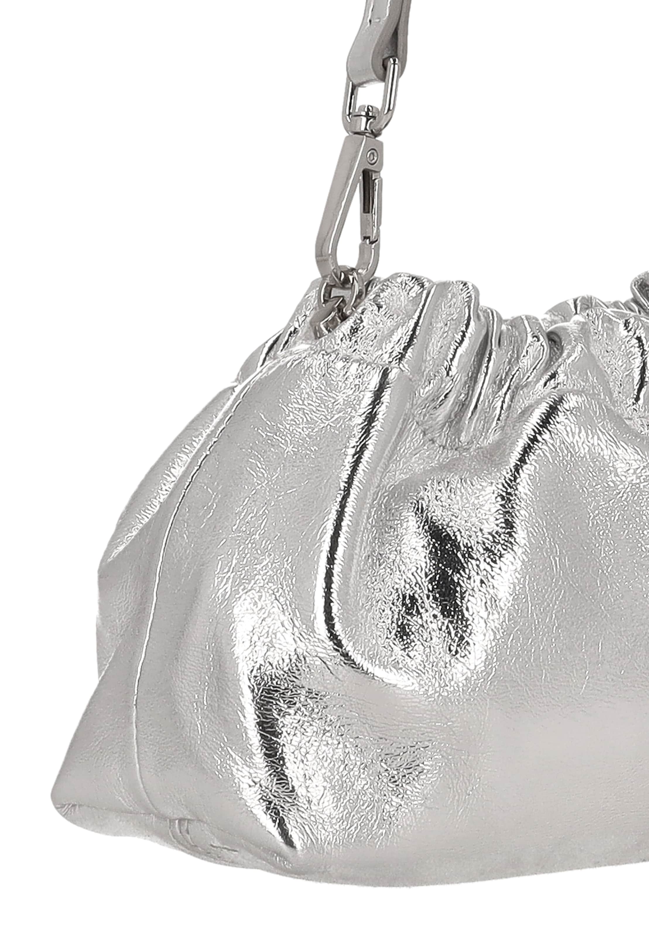 faina - Mala de ombro em prata