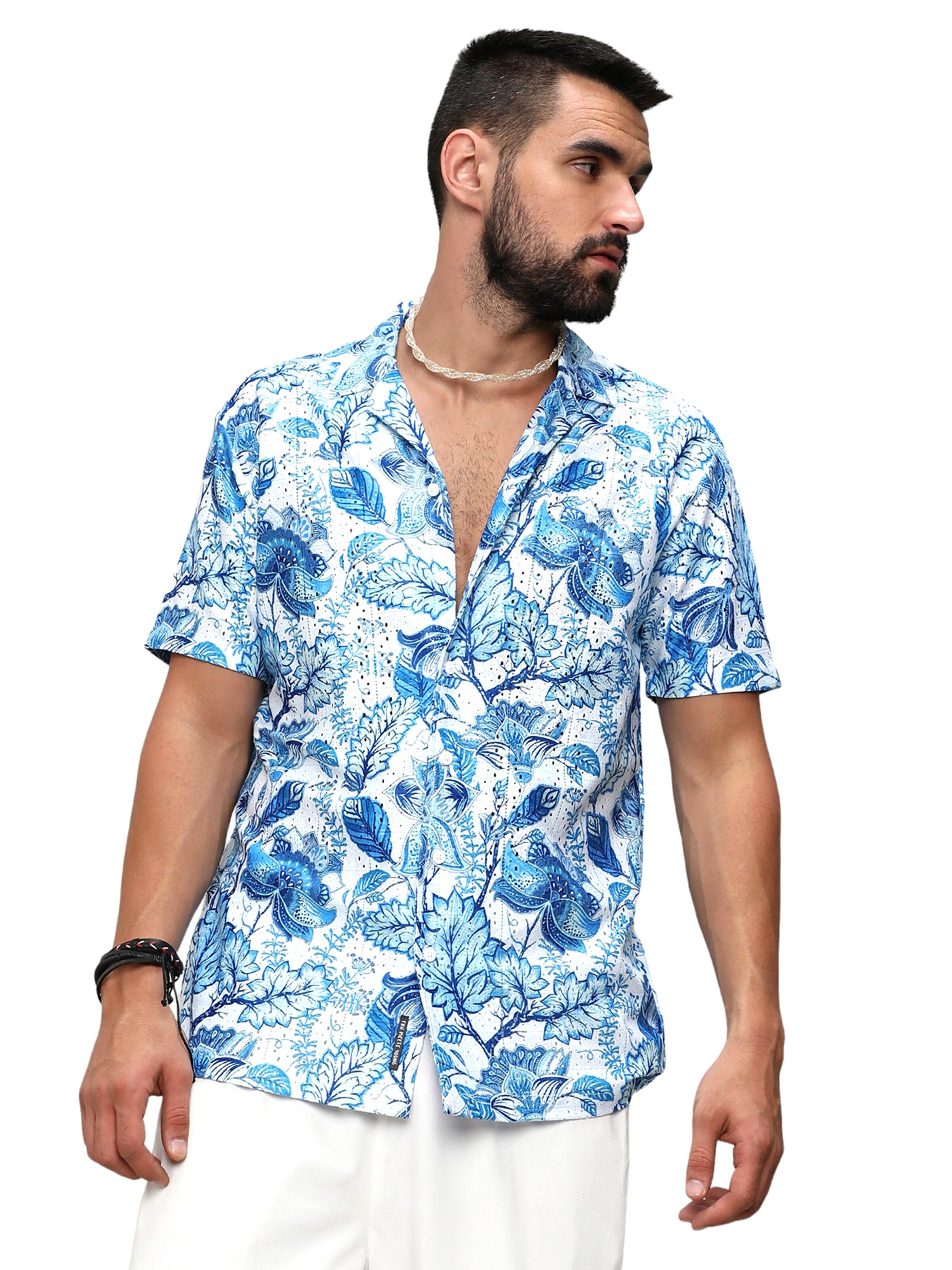 Regular fit Camicia di Campus Sutra in blu: frontale