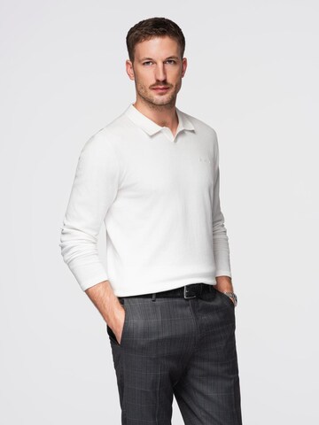 Ombre Shirt‌ in Weiß