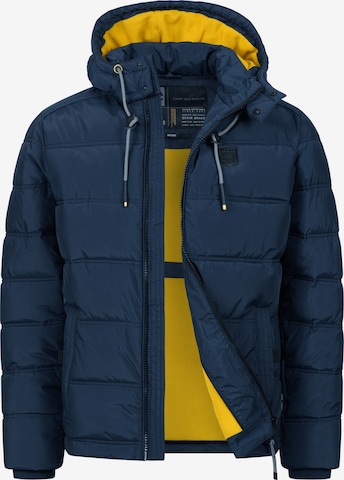 Veste d’hiver 'INCoolios' INDICODE JEANS en bleu : devant