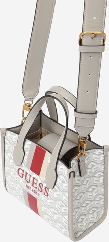 GUESS Handbag 'SILVANA' in White: front