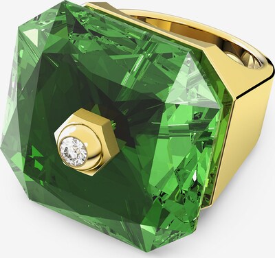 Swarovski Ring in gold / grün / grasgrün / weiß, Produktansicht