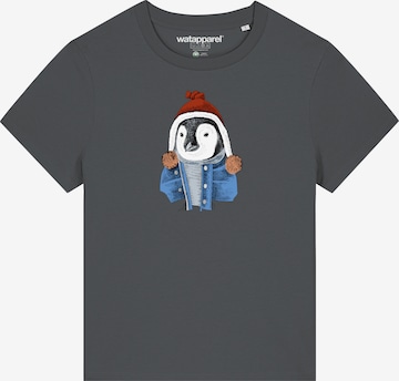Maglietta di Watapparel in grigio: frontale
