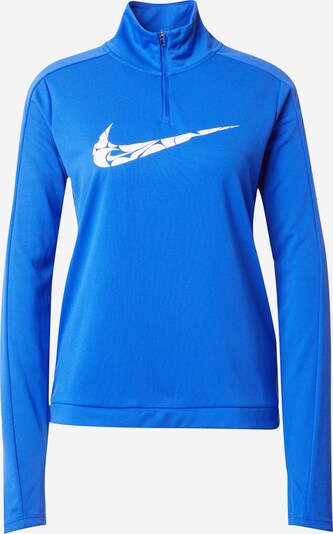 NIKE Functioneel shirt 'Swoosh' in de kleur Royal blue/koningsblauw / Wit, Productweergave