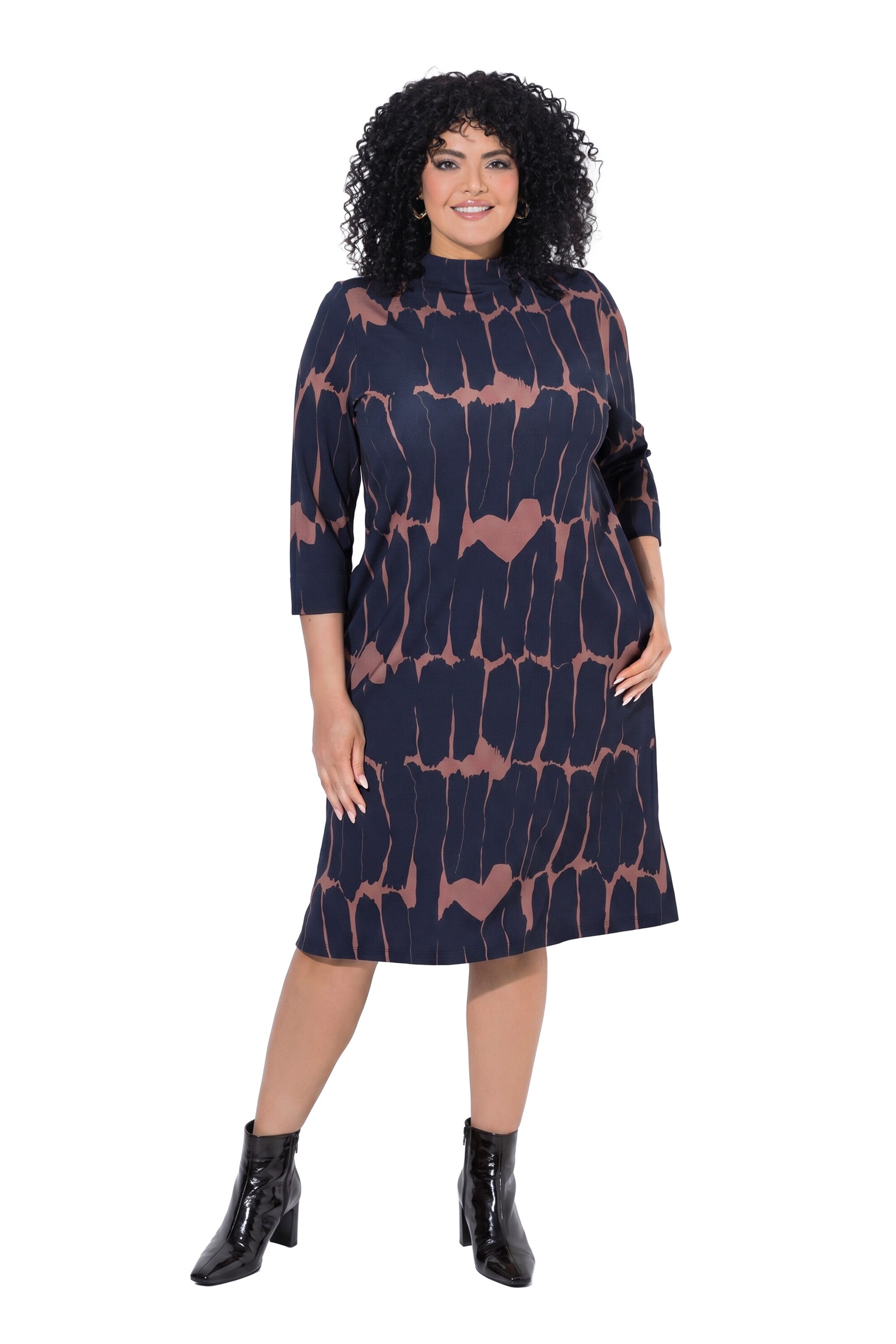 Ulla Popken Jurk in Blauw