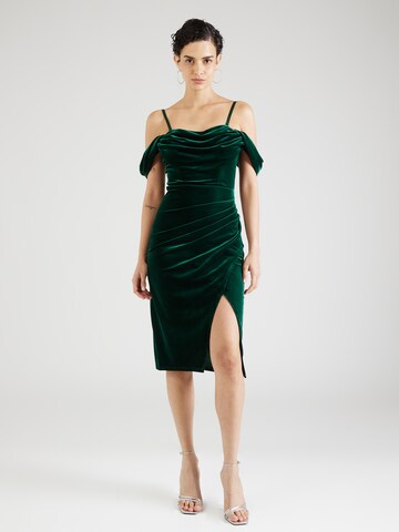 Robe de cocktail Lipsy en vert : devant