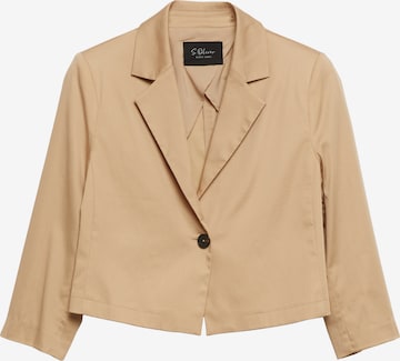 s.Oliver BLACK LABEL Blazer in Braun: Vorderseite