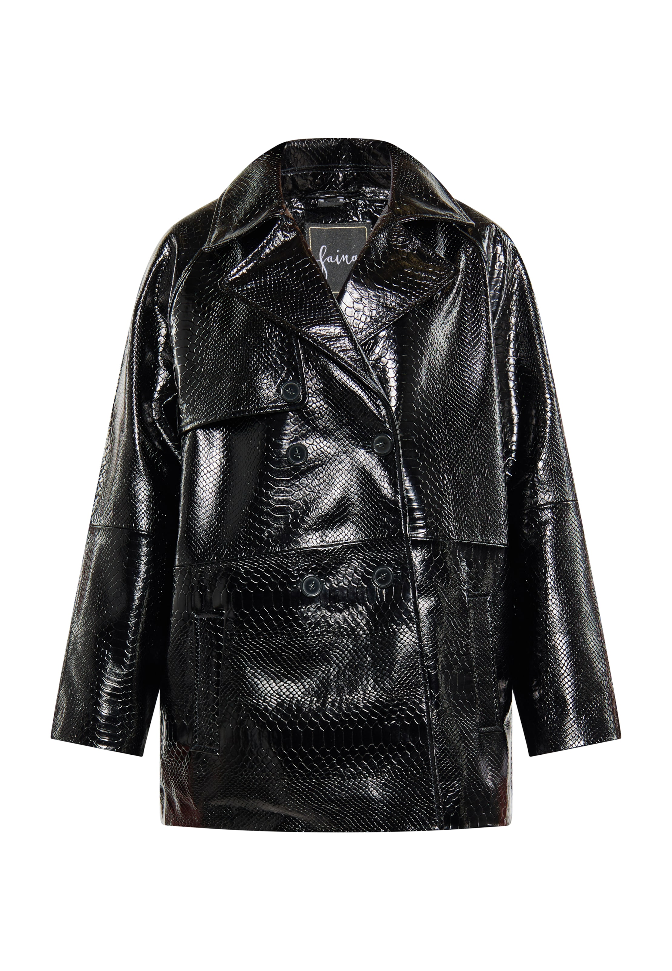 faina Преходно яке в черно: отпред