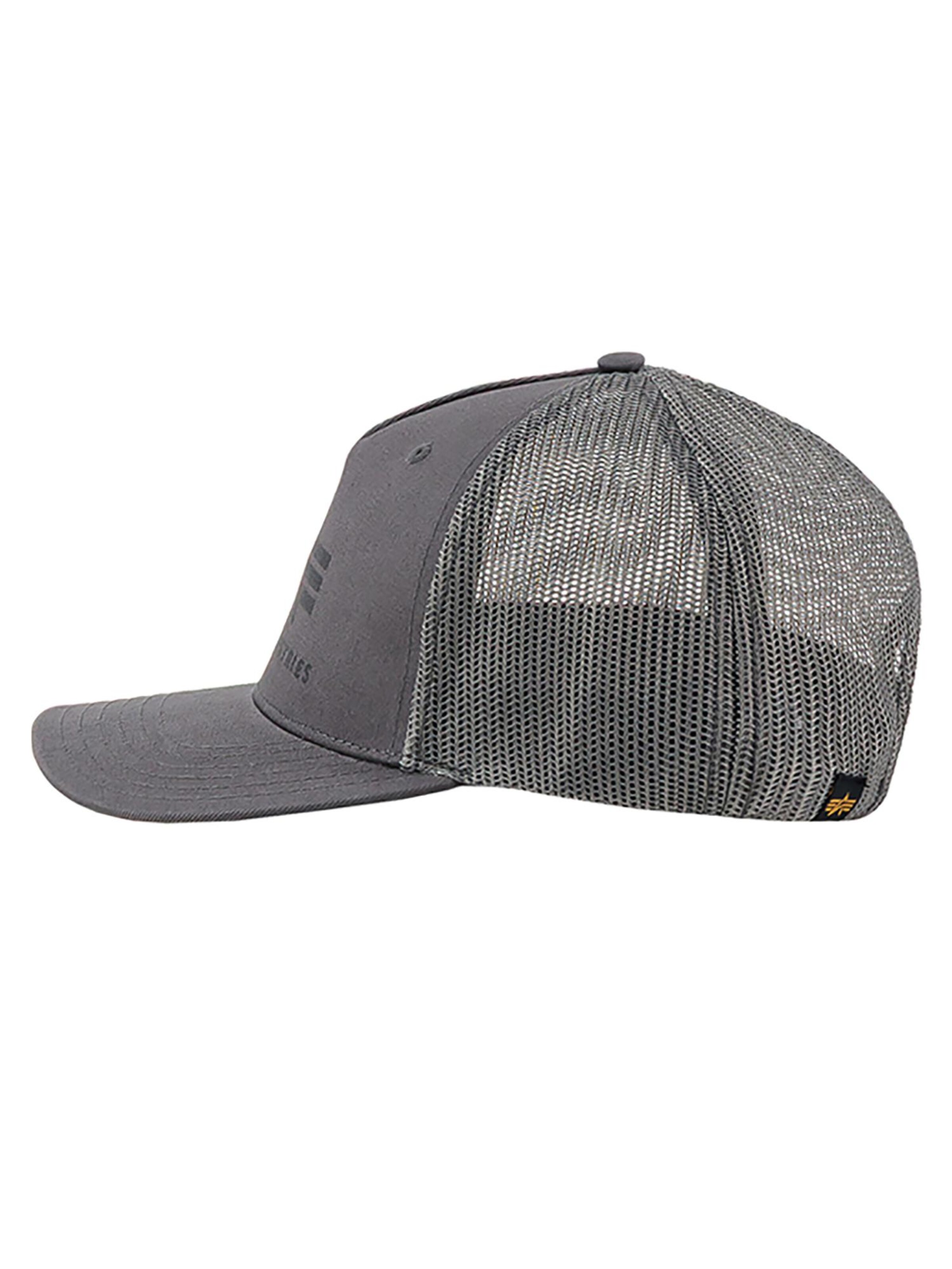 ALPHA INDUSTRIES Cap 'Basic'‌‌‌‌‌ in Grau