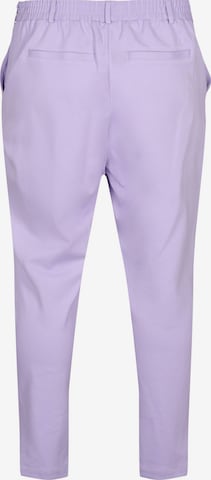 Effilé Pantalon 'Maddie' Zizzi en violet