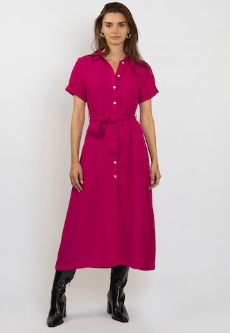 FRESHLIONS Blousejurk 'Marlene' in Lila: voorkant