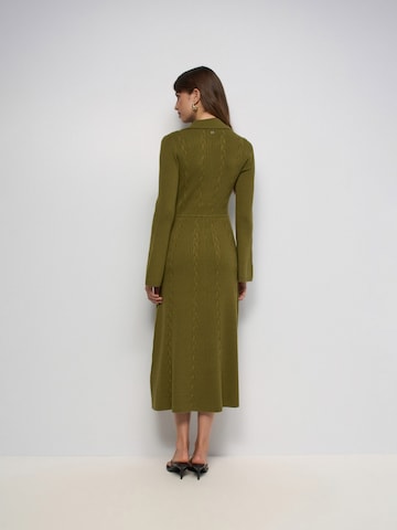 Salsa Jeans Gebreide jurk in Groen