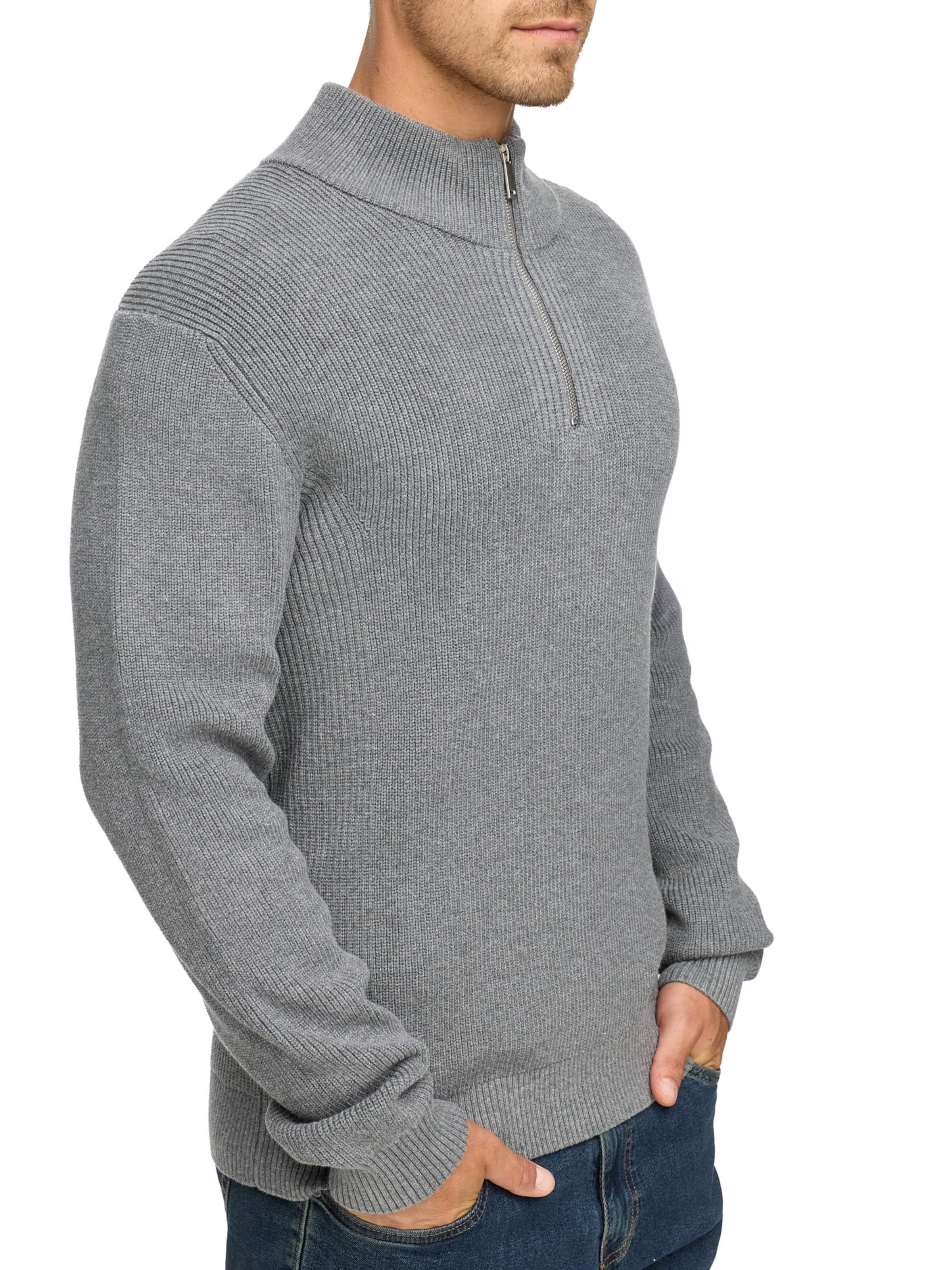 INDICODE JEANS Sweater in Grey