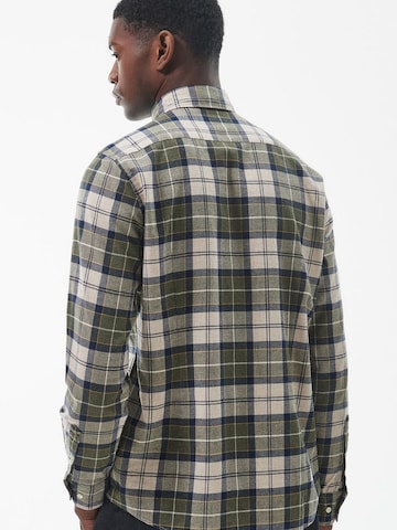 Barbour Regular fit Button Up Shirt 'Fortrose' in Green