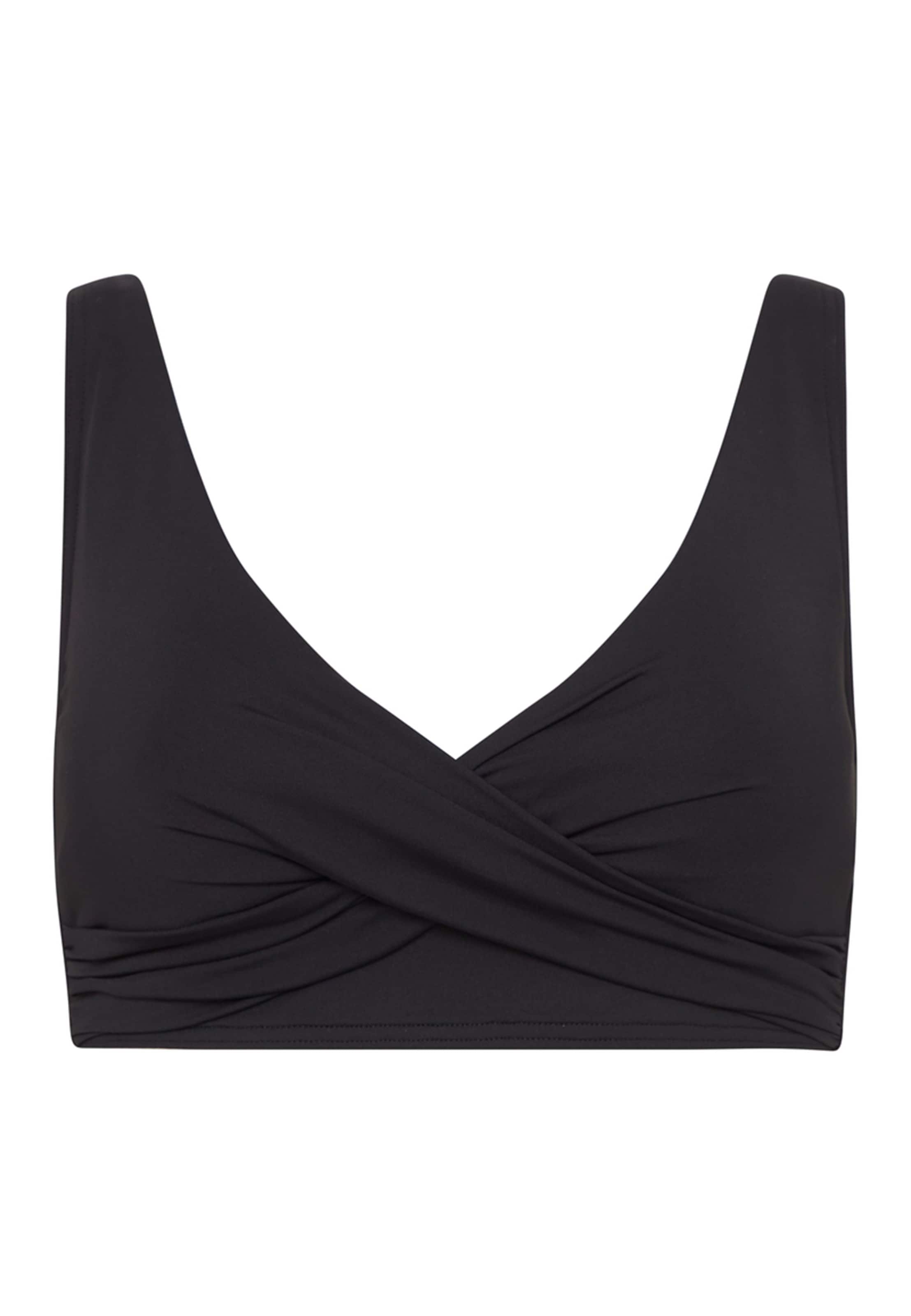 SEA LEVEL T-shirt Bikini Top 'Essentials Edit' in Black: front