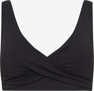 SEA LEVEL Bikinitop 'Essentials Edit' in Zwart: voorkant