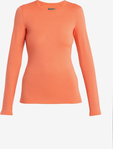 ICEBREAKER Λειτουργικό μπλουζάκι 'Oasis' σε πορτοκαλί: μπροστά