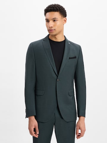 CG CLUB OF GENTS Slim fit Business Blazer ' Caden ' in Green: front