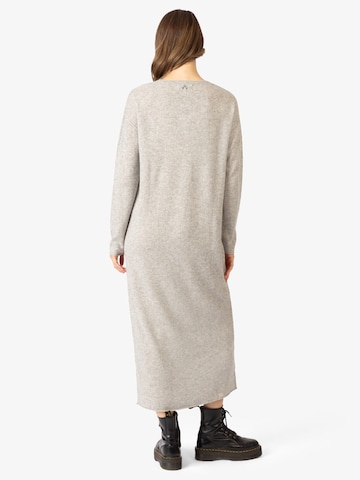 Rainbow Cashmere Knitted dress in Grey