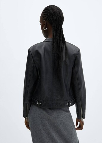 MANGO Between-season jacket 'Moto' in Black