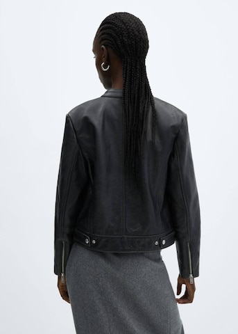 MANGO Between-Season Jacket 'Moto' in Black