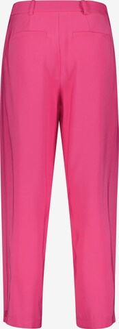 IMPERIAL Tapered Pleat-Front Pants in Pink