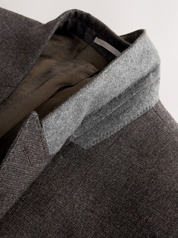 Coupe regular Veste de costume Next en marron