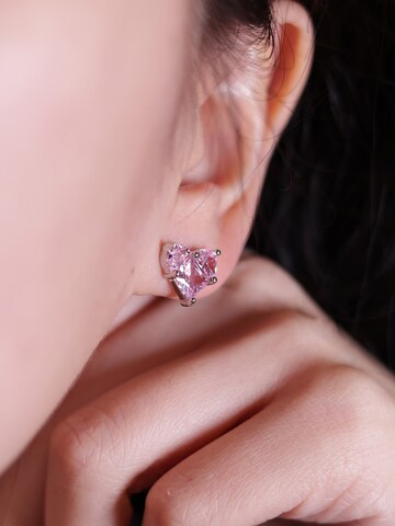 Nightini Earrings 'Rosa Herz Ohrstecker' in Pink