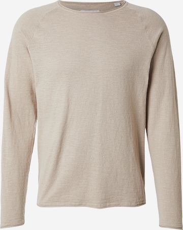 JACK & JONES Pulóver 'JJBREEZE' - bézs: elől