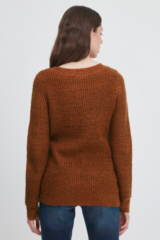 Pull-over 'ODANSA' ICHI en marron
