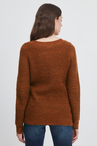 ICHI Sweater 'IHODANSA LS' in Brown