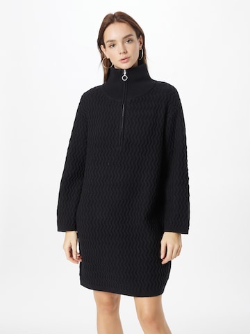 Marc O'Polo DENIM Knitted dress in Black: front