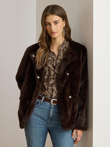 Lauren Ralph Lauren Zimski plašč | rjava barva: sprednja stran