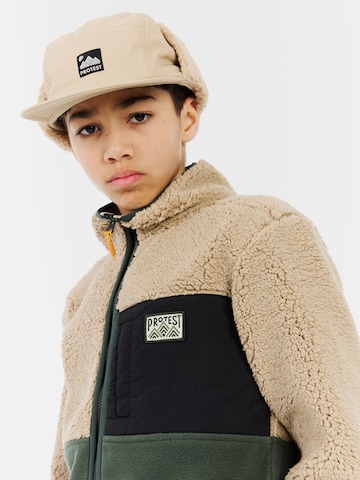 PROTEST Fleecejacke 'PRTFinley JR' in Braun