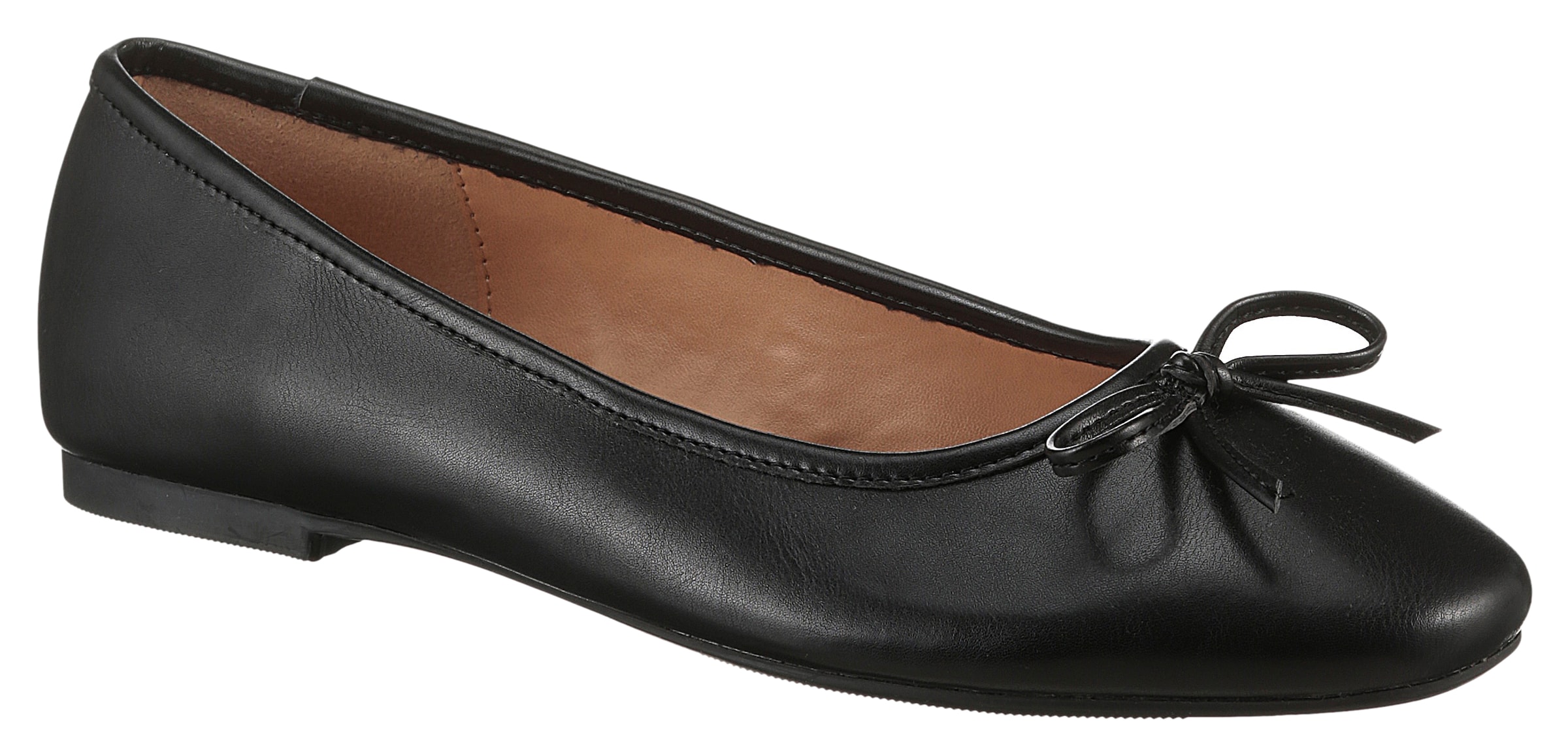 Aniston Ballerina in Schwarz: Vorderseite