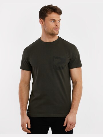 Threadbare T-Shirt 'Milio' in Grün: predná strana