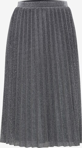 ICHI Skirt in Grey: front