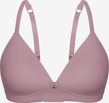 Triangle Soutien-gorge sassa en beige : devant