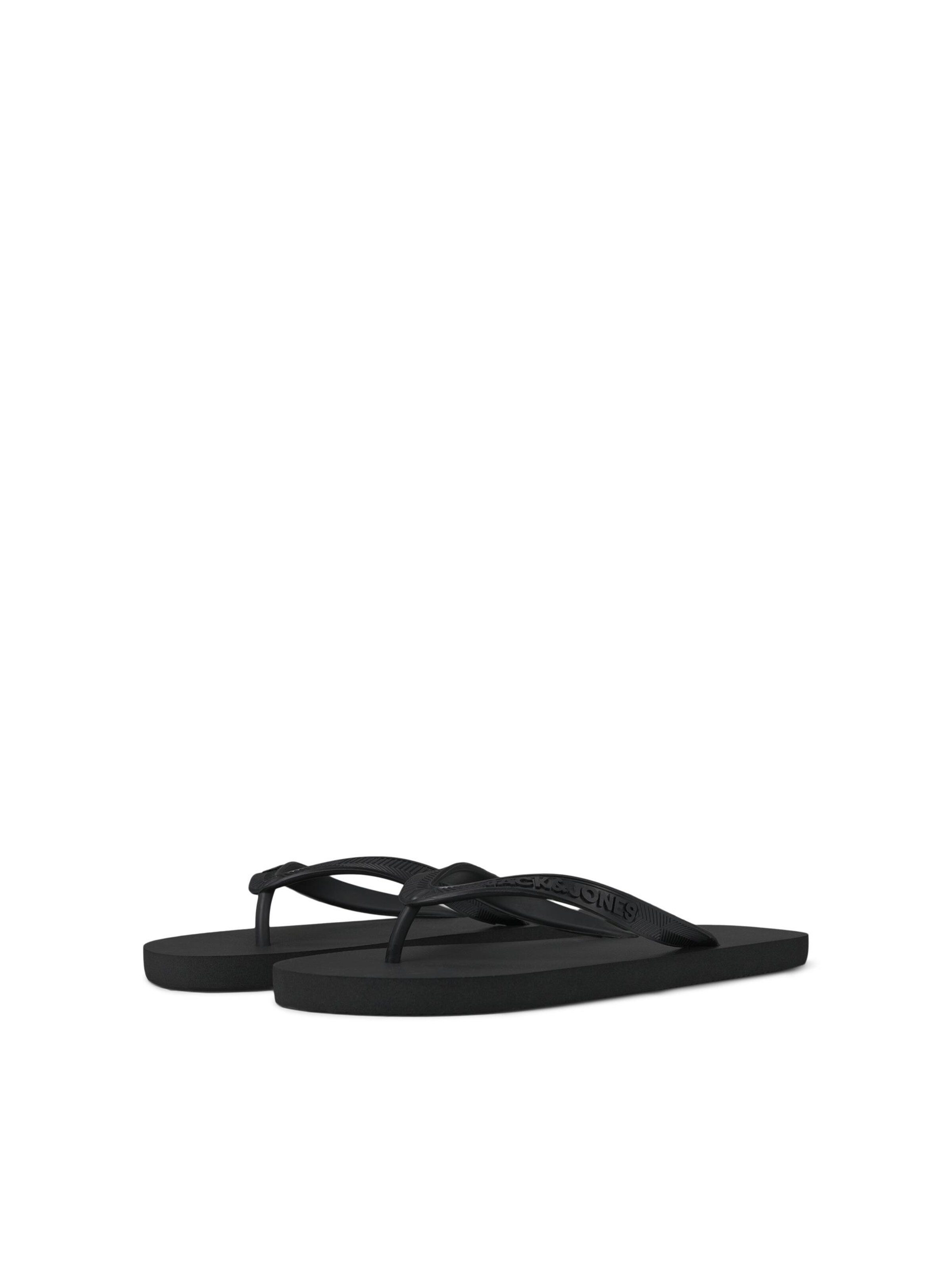 JACK & JONES T-Bar Sandals in Black
