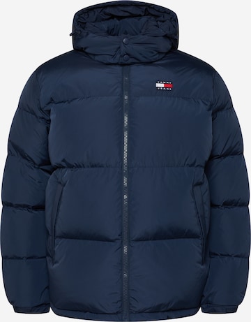 Tommy Jeans Plus Winter Jacket 'Alaska' in Blue: front