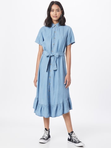 Mavi Shirt Dress in Blue: front