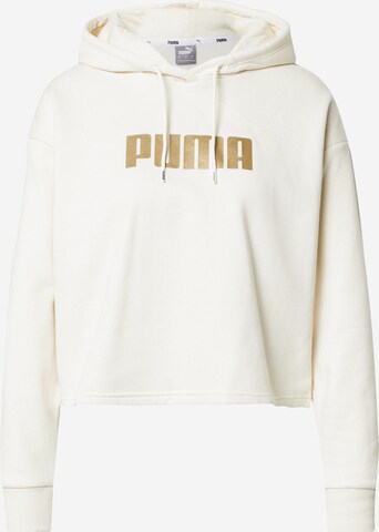 Sweat de sport PUMA en blanc : devant