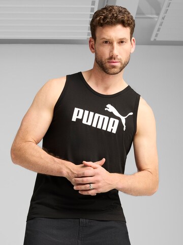 PUMA Sporttop 'Ess No. 1' in Schwarz: Vorderseite