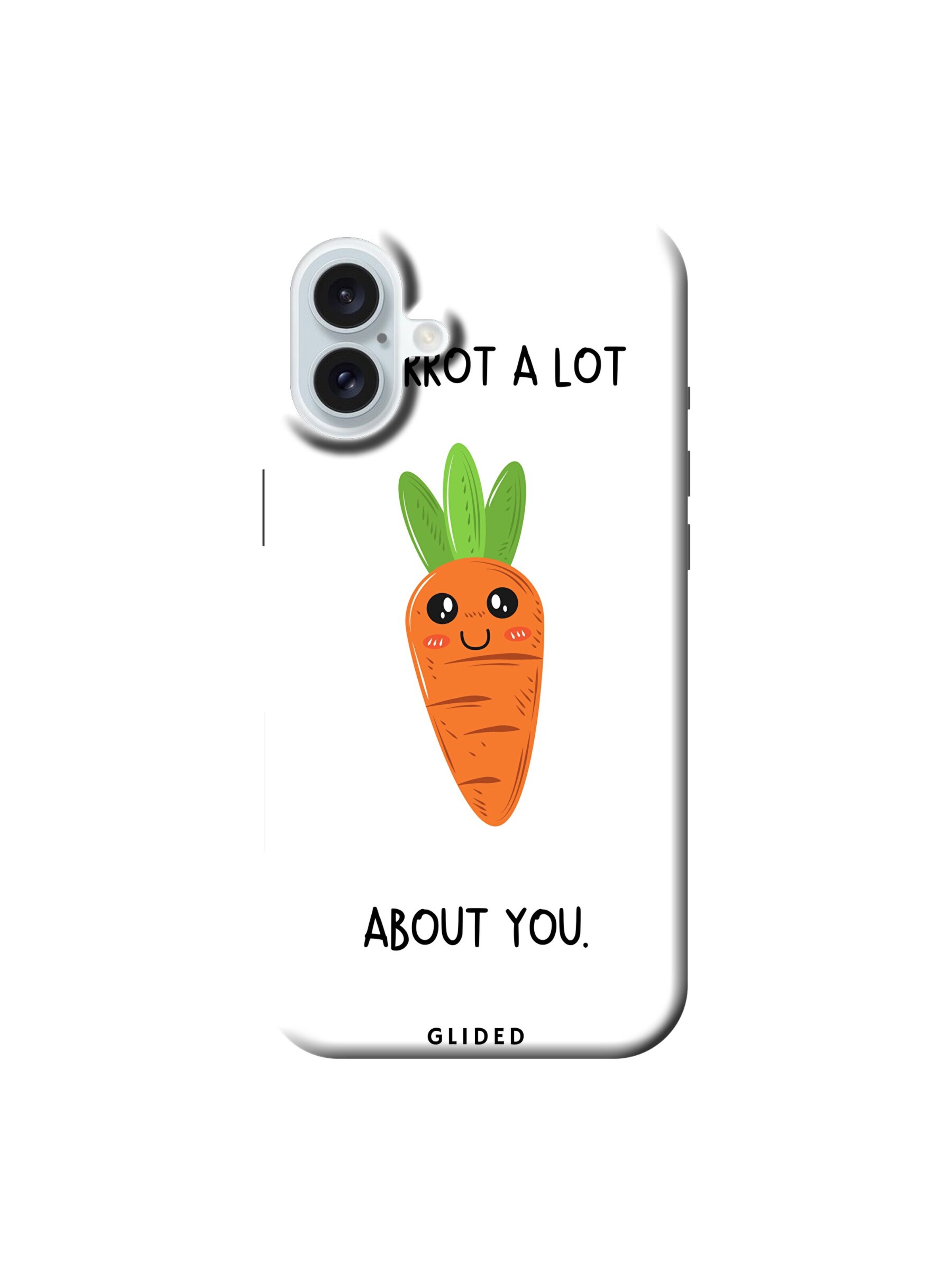 Glided Smartphonehülle 'Lots Carrots Glided Handyhülle' in Schwarz